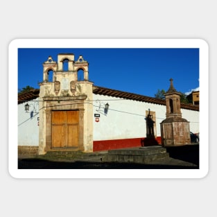 Porte d'entré maison à Patzcuaro Sticker